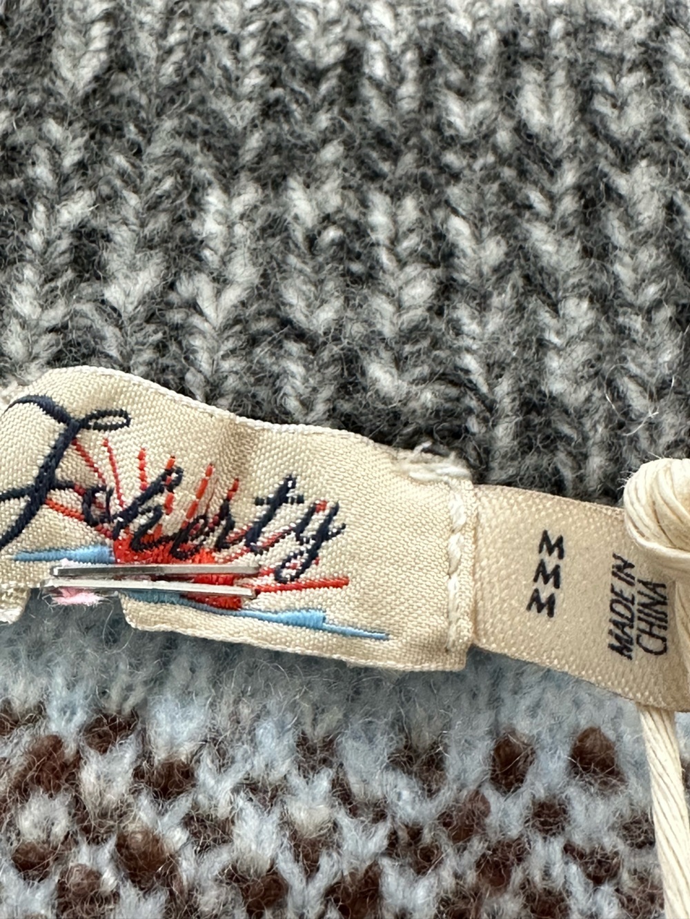 Faherty Topanga Canyon Crewneck Sweater NWT M - Picture 4 of 11